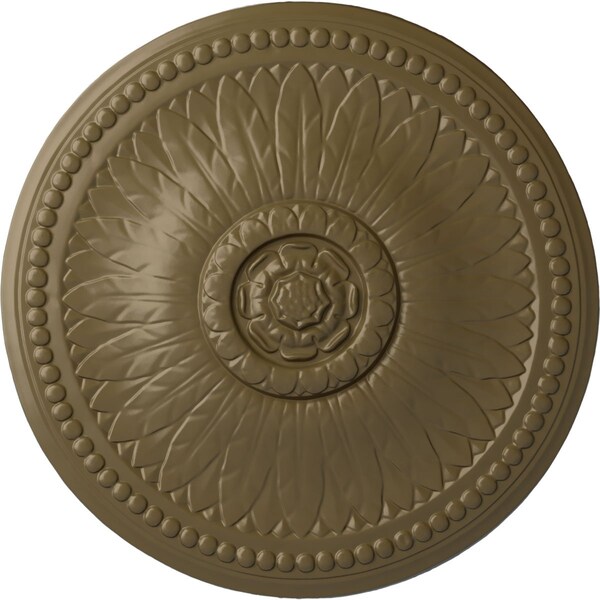 Ekena Millwork Bailey Ceiling Medallion (Fits Canopies up to 4"), Hand-Painted Mississippi Mud, 18 1/8"OD x 3/4"P CM19BIMMF - main